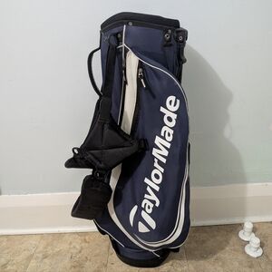 TaylorMade Golf Bag Custom Stand 4.0 Blue White Lightweight B1208601